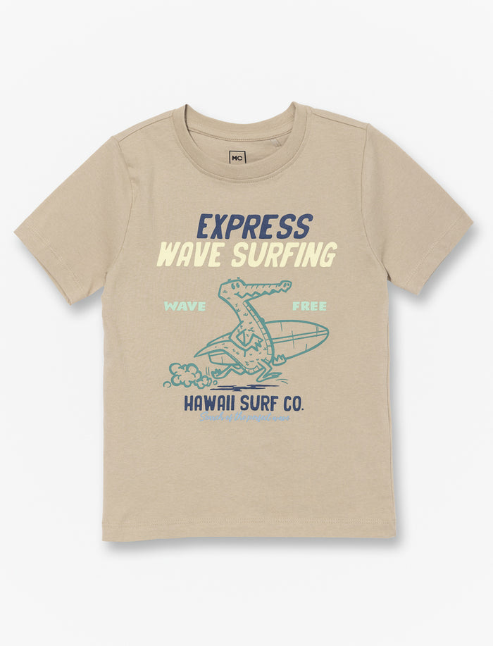 T-shirt en coton bio imprimé - petit garçon