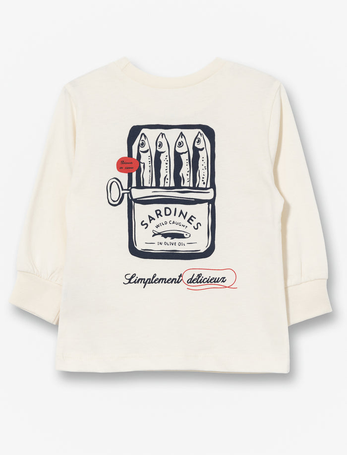 T-shirt en coton bio imprimé - petit garçon
