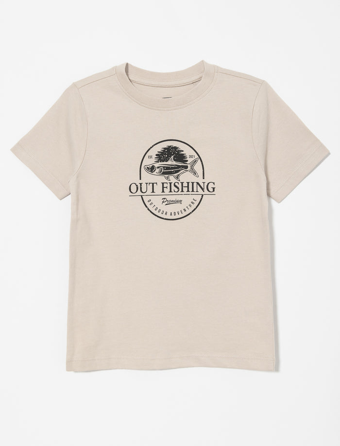 T-shirt en coton bio imprimé - petit garçon
