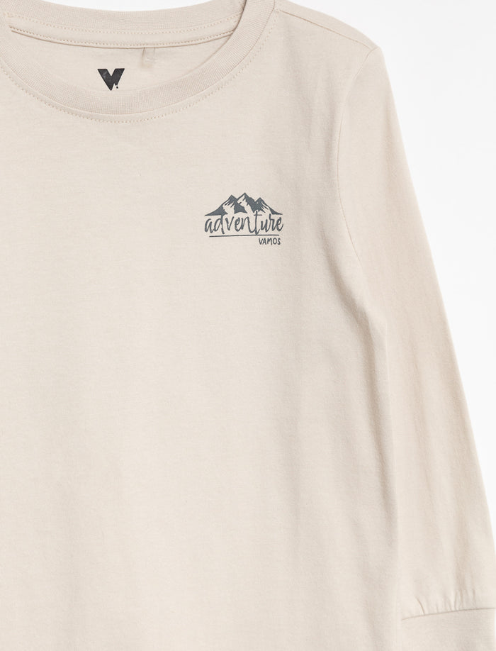 T-shirt en coton bio imprimé - petit garçon