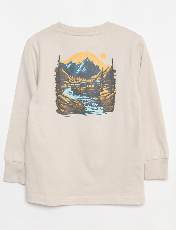 T-shirt en coton bio imprimé - petit garçon