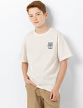 T-shirt en coton bio imprimé au dos