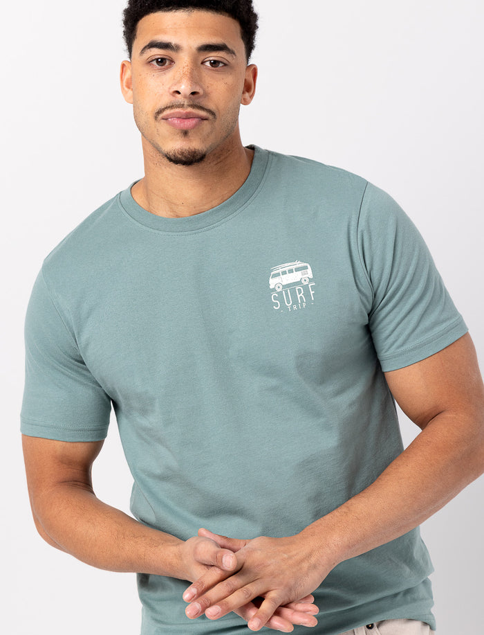 T-shirt en coton bio imprimé au dos
