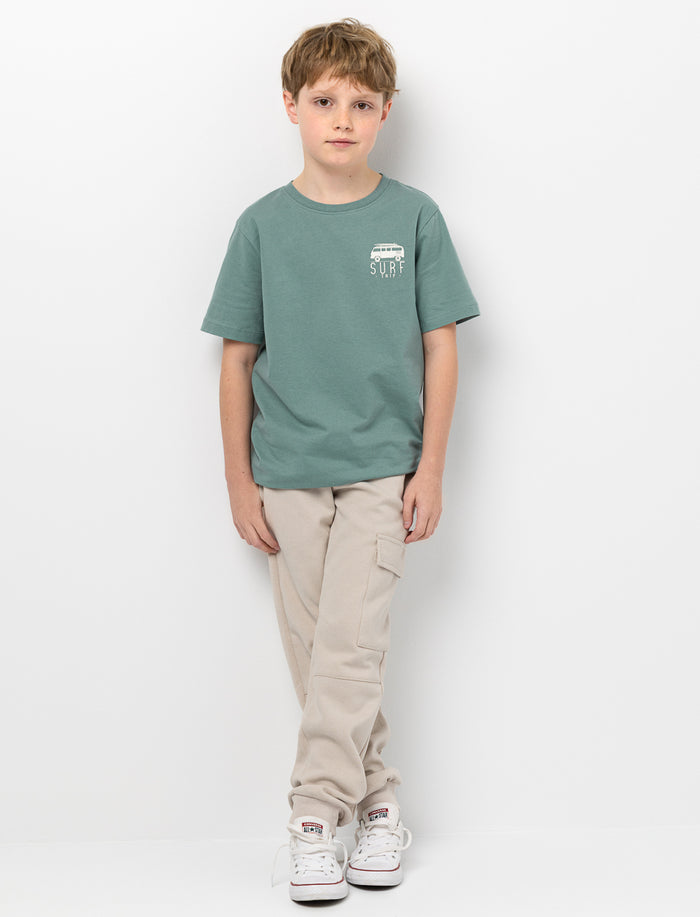 T-shirt en coton bio imprimé au dos