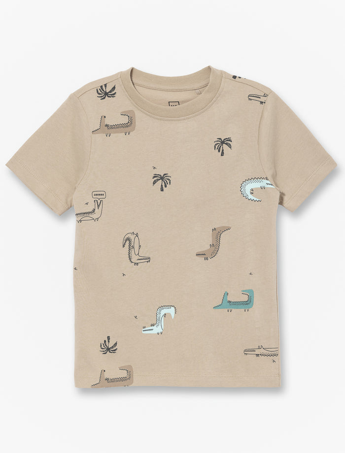 T-shirt en coton bio imprimé