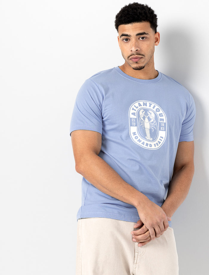 T-shirt en coton bio imprimé