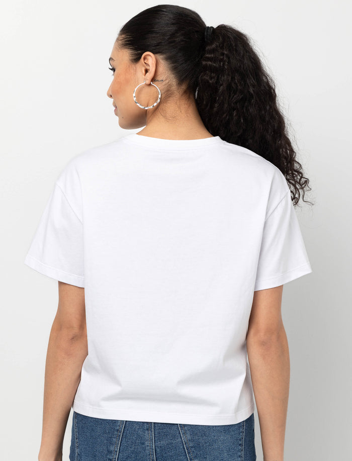 T-shirt en coton bio imprimé