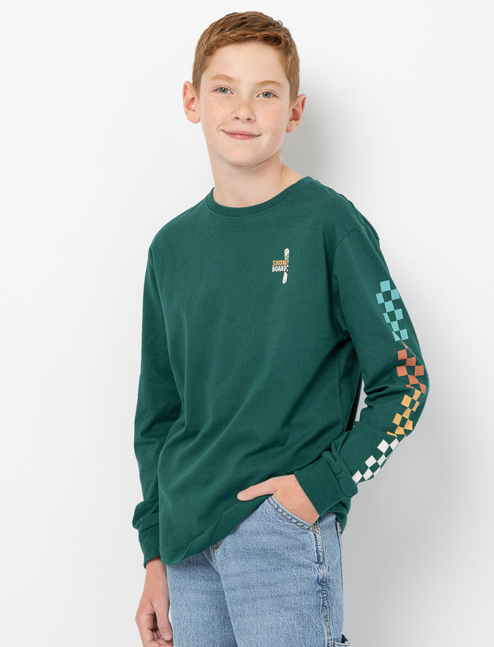 T-shirt en coton bio imprimé