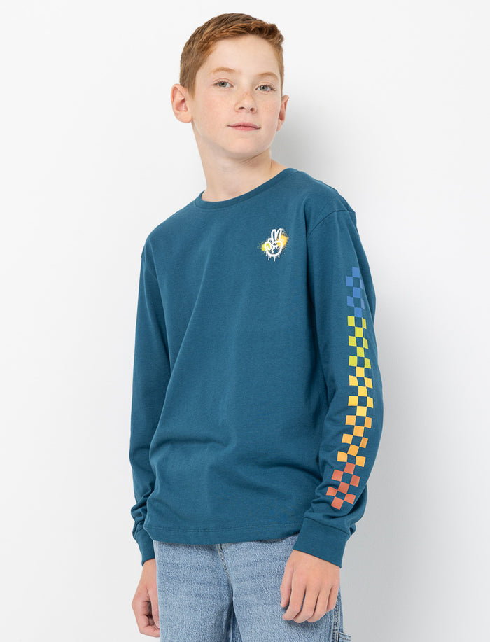 T-shirt en coton bio imprimé