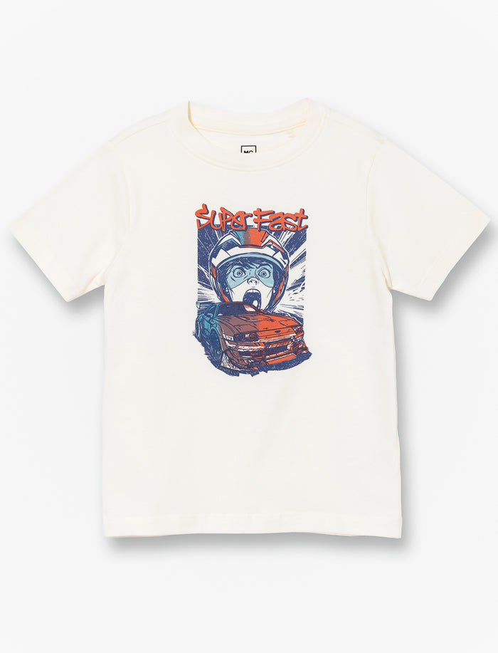 T-shirt imprimé à col rond - petit garçon