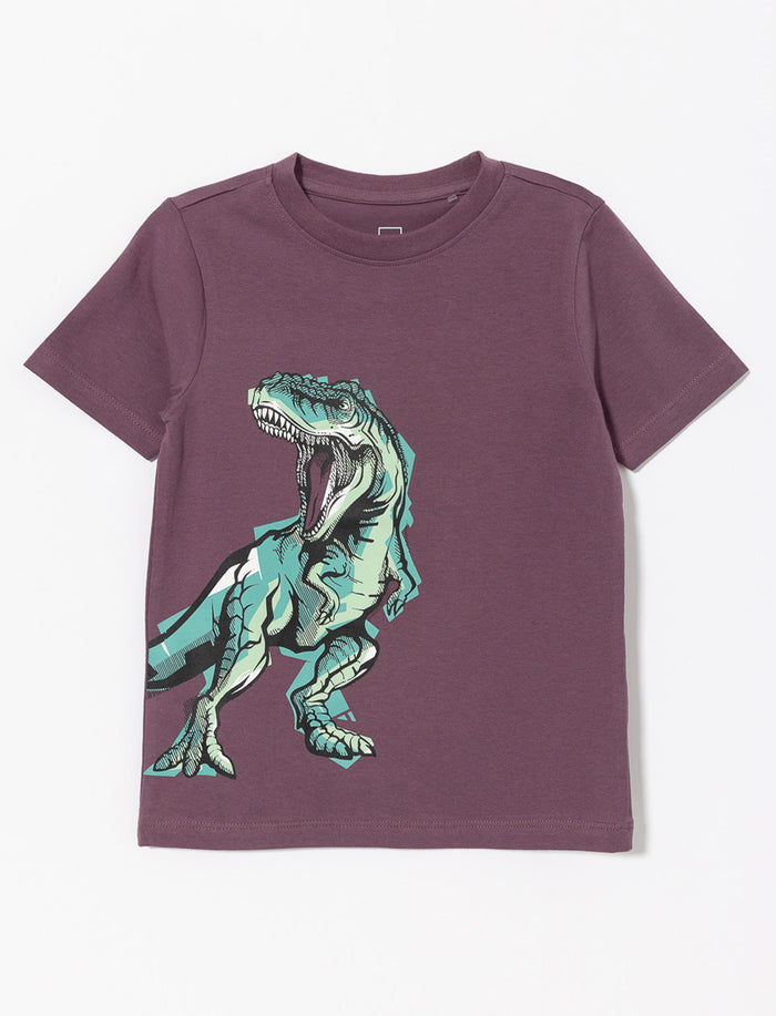 T-shirt imprimé à col rond - petit garçon