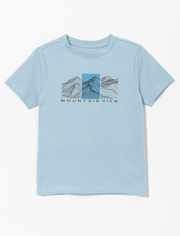 T-shirt imprimé à col rond - petit garçon
