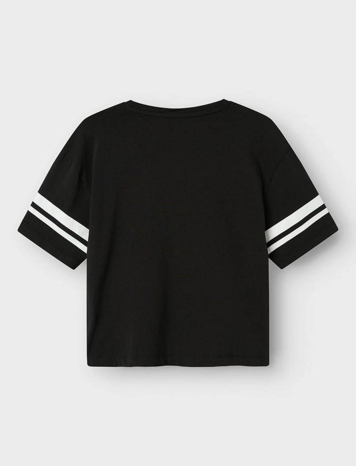 T-shirt imprimé à col rond - Wednesday Addams
