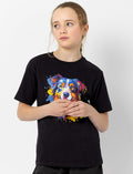 T-shirt imprimé à col rond