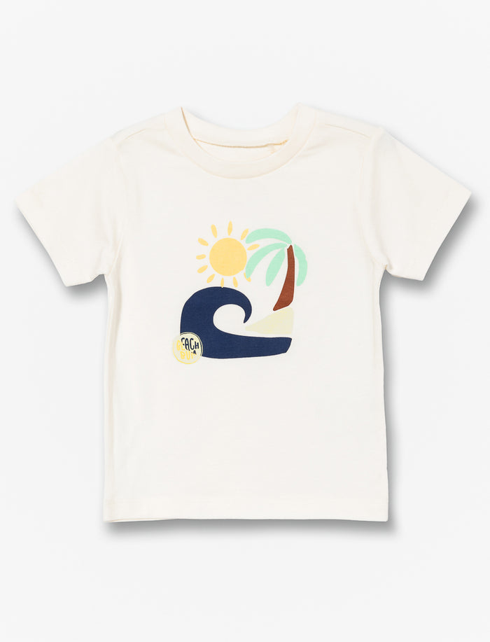T-shirt imprimé à col rond
