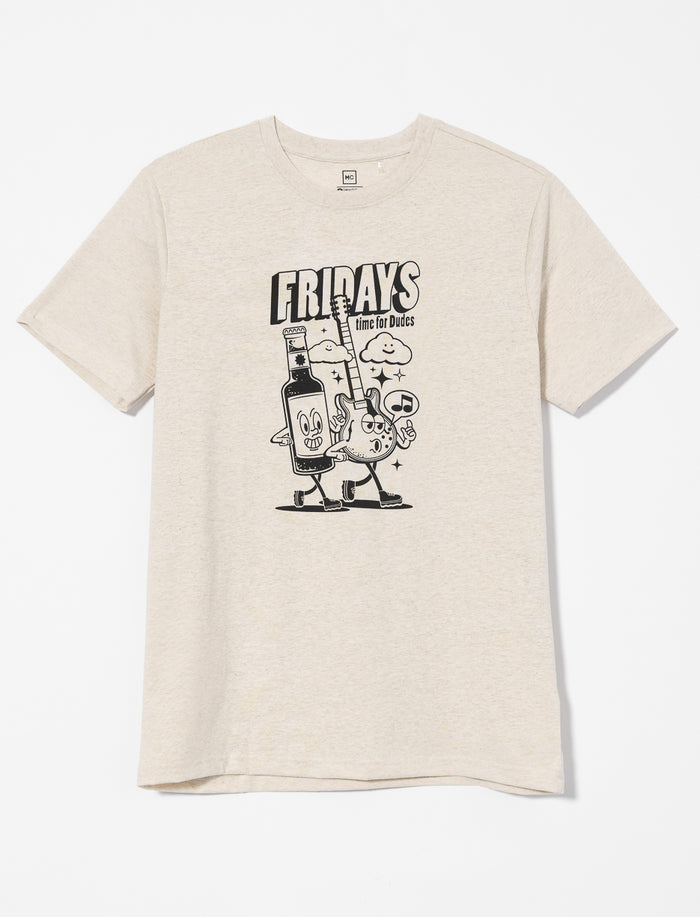 T-shirt imprimé à col rond