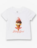T-shirt imprimé à col rond