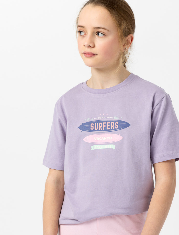 T-shirt imprimé à col rond