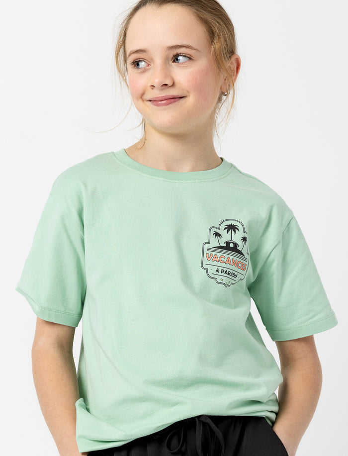 T-shirt imprimé à col rond