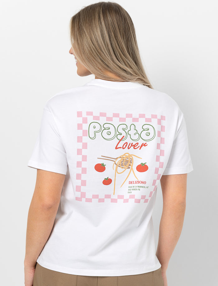 T-shirt imprimé à col rond