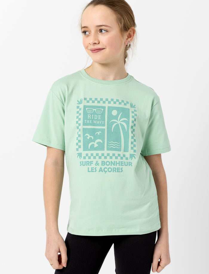 T-shirt imprimé à col rond