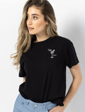 T-shirt imprimé à col rond