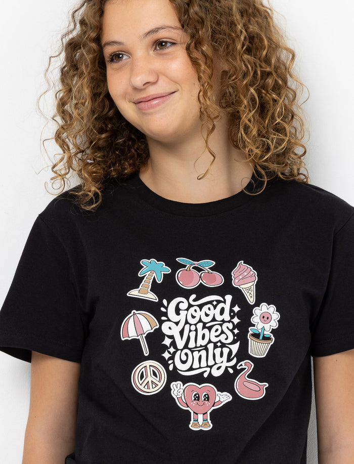 T-shirt imprimé à col rond