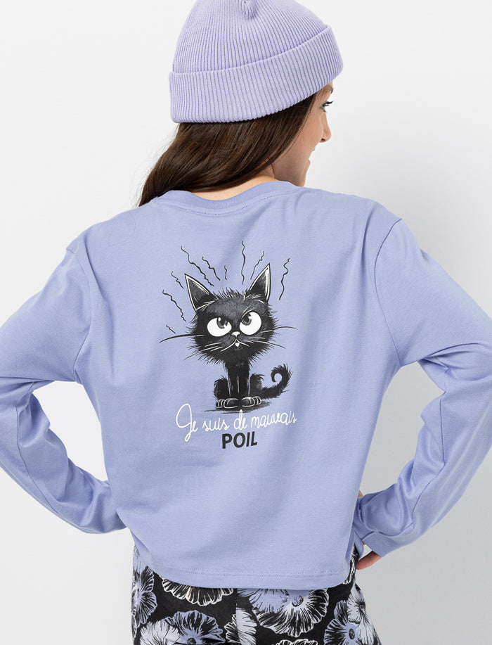 T-shirt imprimé à col rond