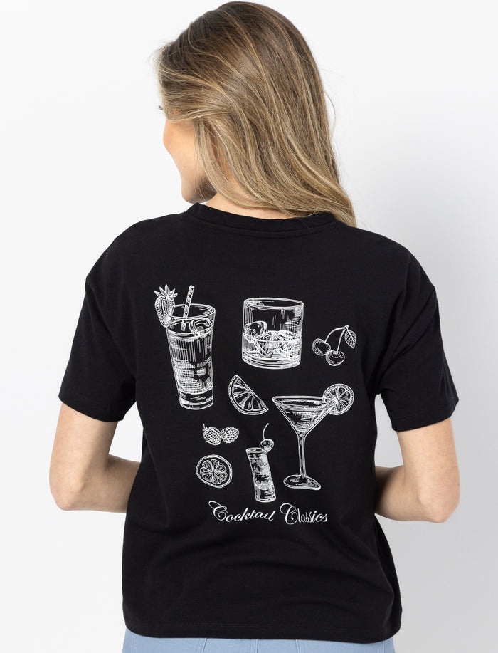 T-shirt imprimé à col rond