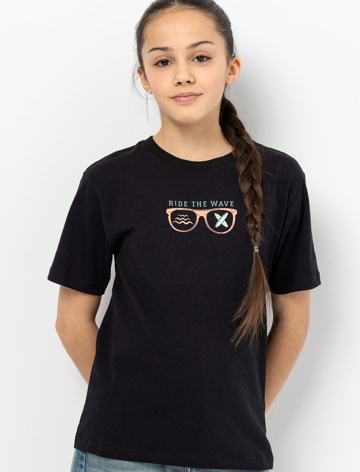 T-shirt imprimé à col rond