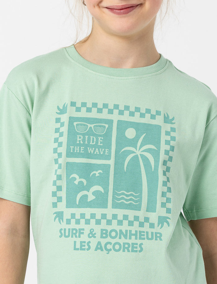 T-shirt imprimé à col rond
