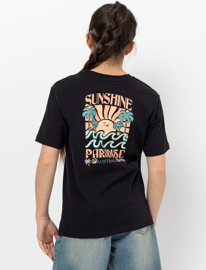 T-shirt imprimé à col rond