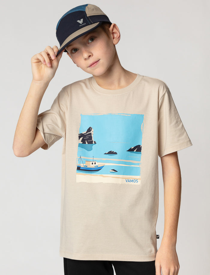 T-shirt imprimé à manches courtes