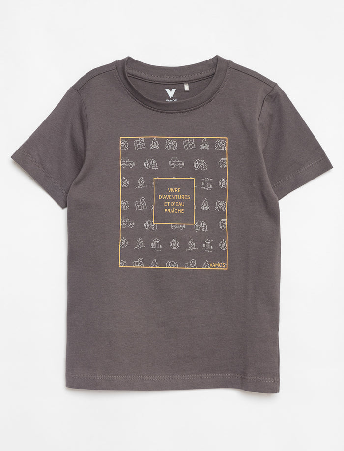 T-shirt imprimé à manches courtes
