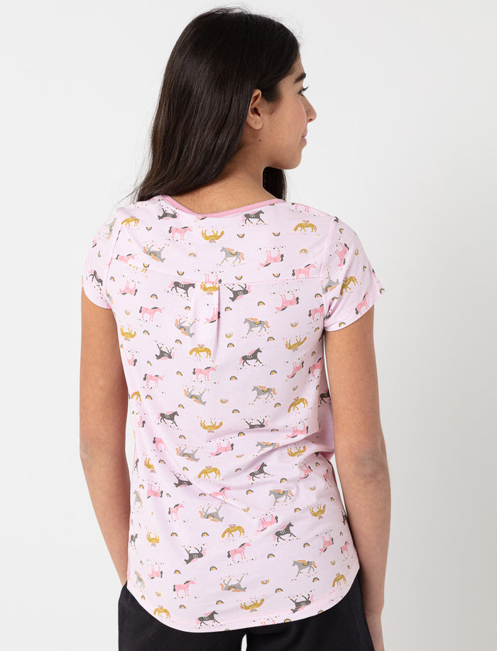 T-shirt imprimé à poche