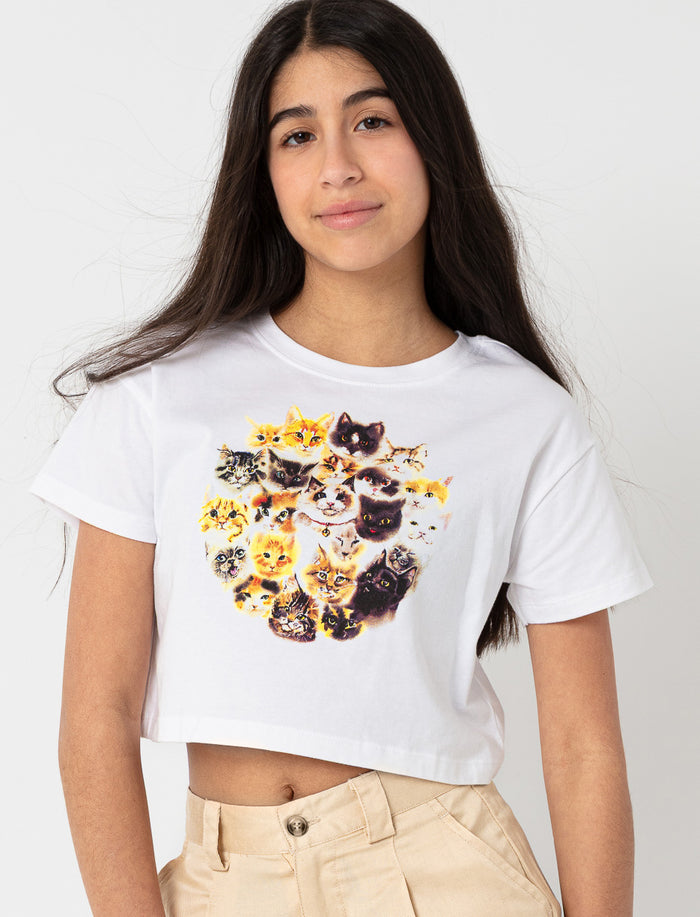 T-shirt imprimé court