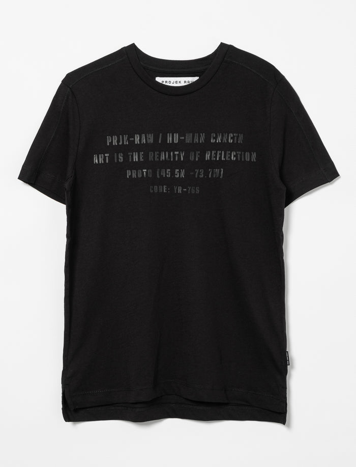 T-shirt imprimé ton sur ton