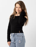 T-shirt semi-ajusté à épaules dégagées