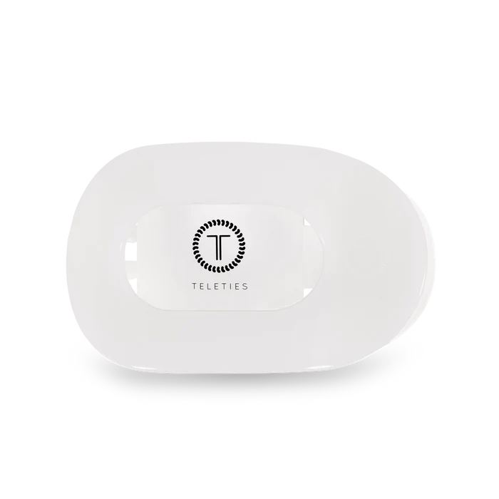 Teletie Flat Round Clip - Greige Goods