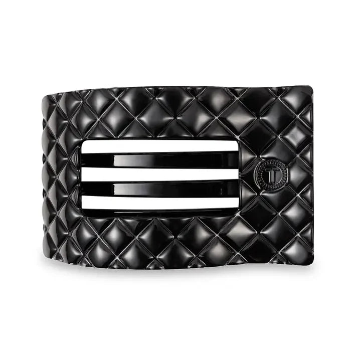 Teleties Flat Rectangle Hair Clip - Greige Goods