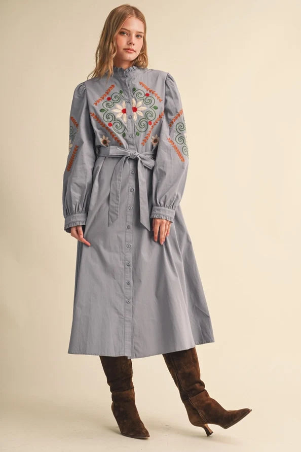 The Embroidered Colonial Dress