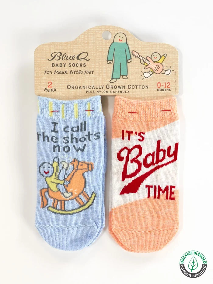 The Funny Baby Socks - Greige Goods