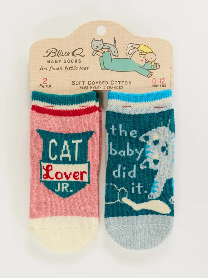 The Funny Baby Socks - Greige Goods