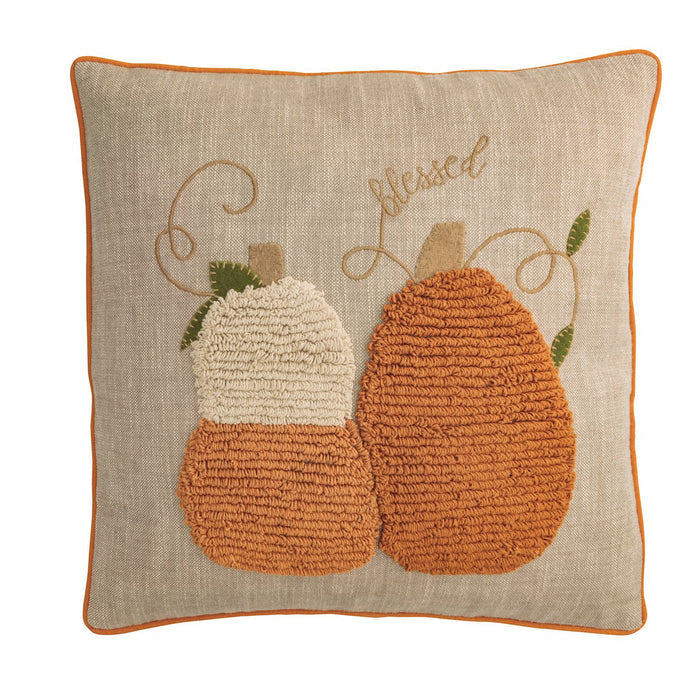 Tufted Pumpkin Pillow