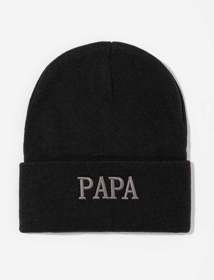 Tuque en tricot avec broderie PAPA