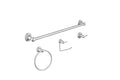 Velora Chrome Four-Piece Bathroom Accessory Set