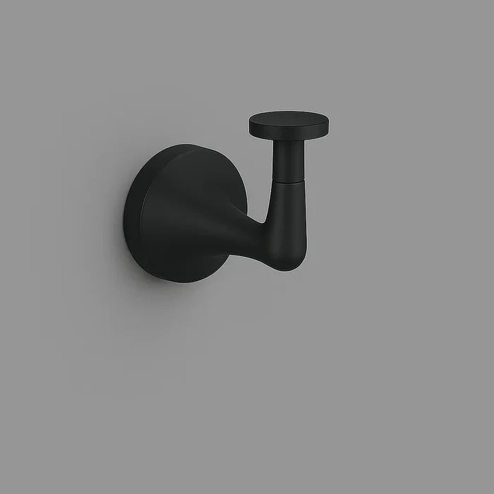 Verdessa Matte Black Four-Piece Bathroom Accessory Set