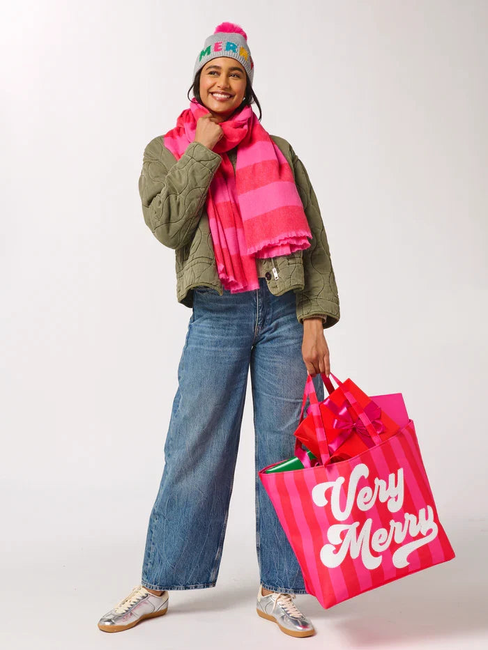 Very Merry Gifting Tote - Greige Goods