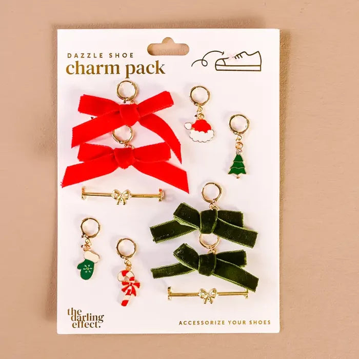 Very Merry Shoe Charms - Greige Goods