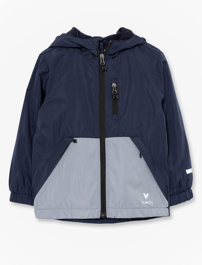 Veste mi-saison doublé en polar - petit garçon